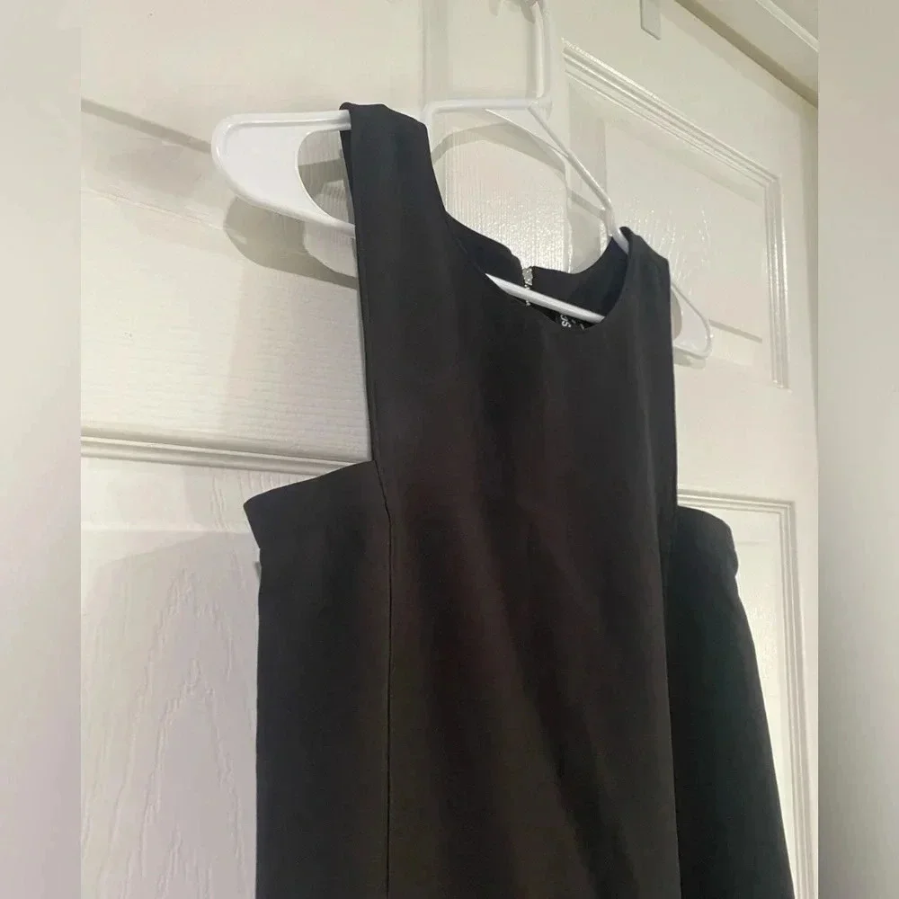 Yoana Baraschi Black Dress Sleeveless Stretchy Cocktail Designer Luxury Small - Picture 4 of 16
